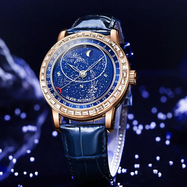 The Diamond Celestial Orbit Automatic - Shark & Sapphire